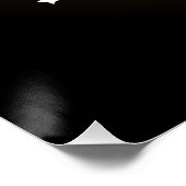 Poster Symbole d'infini doré (Coin)