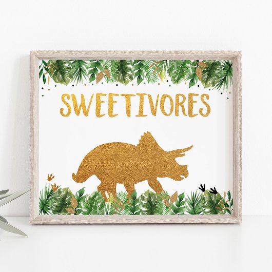 Poster Symbole Dinosaur Sweetivores