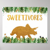 Poster Symbole Dinosaur Sweetivores (Devant)