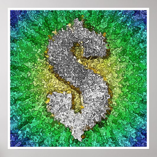 Poster SYMBOLE Dollar Pop Art (Devant)