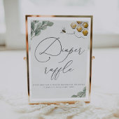 Poster Symbole doux comme peut Bee Eucalyptus Déchets