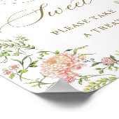 Poster Symbole doux de l'amour floral de Grace victorienn (Coin)