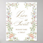 Poster Symbole doux de l'amour floral de Grace victorienn (Devant)