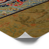 Poster Symbole dragon chinois Antique asiatique (Coin)