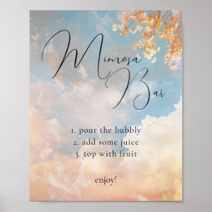 Poster Symbole Dreamset Sunset Cloud 9 Mimosa Bar