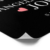 Poster Symbole du 15e anniversaire du Mariage Photo Colla (Coin)