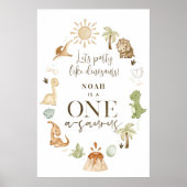 Poster Symbole du 1er anniversaire de Dinosaur (Devant)