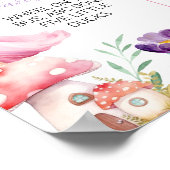 Poster Symbole du 1er anniversaire de la fée magique (Coin)