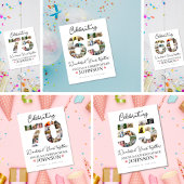 Poster Symbole du 45e anniversaire du Mariage