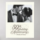 Poster Symbole du 50e anniversaire du Mariage (Devant)
