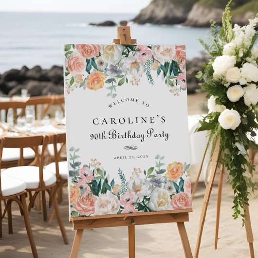 Poster Symbole du 90e anniversaire de la fête de la Pêche