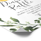 Poster Symbole du Baby shower de fentes pour bébé maman (Coin)