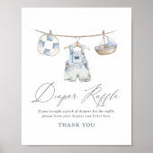 Poster SYMBOLE DU Baby shower DE JEUNESSE NAUTIQUE (Devant)