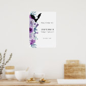 Poster Symbole du Baby shower d'Halloween (Cuisine)