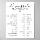 Poster Symbole du Baby shower Old Wives Tales (Devant)