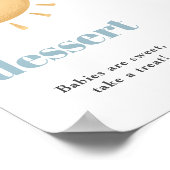 Poster Symbole du Baby shower Sunshine Boho (Coin)