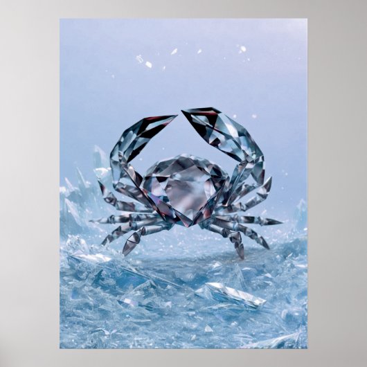 Poster Symbole du cancer du zodiaque (Devant)