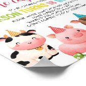 Poster Symbole du Capsule d'Anniversaire des animaux de f (Coin)