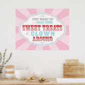 Poster Symbole du carnaval ou du cirque (Cuisine)