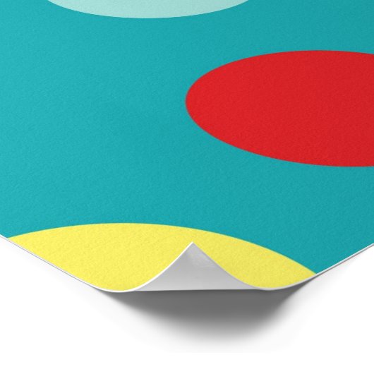 Poster Symbole du carnaval ou du cirque (Coin)