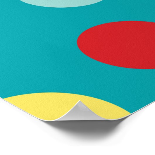 Poster Symbole du carnaval ou du cirque (Coin)