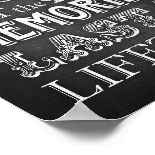 Poster Symbole du devis de style chalk Party Print / HANG (Coin)