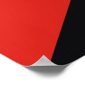 Poster symbole du drapeau anarchique punk communisme soci (Coin)