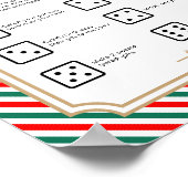 Poster Symbole du jeu d'échange de cadeaux de Noël (Coin)
