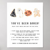 Poster Symbole du jeu d'Halloween Cute Boo Voisin (Devant)