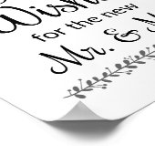 Poster Symbole du livre d'hôtes Mariage - Rochester (Coin)