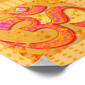 Poster Symbole du mantra OM : OMMANTRA (Coin)