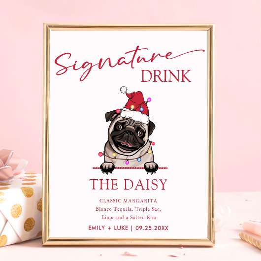 Poster Symbole du Mariage britannique Bull Dog