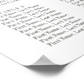 Poster Symbole du Mariage de la crête d'or Rose classique (Coin)