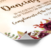 Poster Symbole du Mariage des tongs pour danser en Bourgo (Coin)