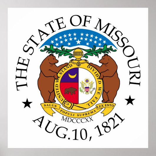 Poster Symbole du Missouri (Devant)