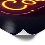 Poster SYMBOLE DU NEON DU MILIEU DU SIÈCLE Cocktail Hour  (Coin)