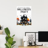 Poster Symbole du parti Halloween (Bureau à domicile)