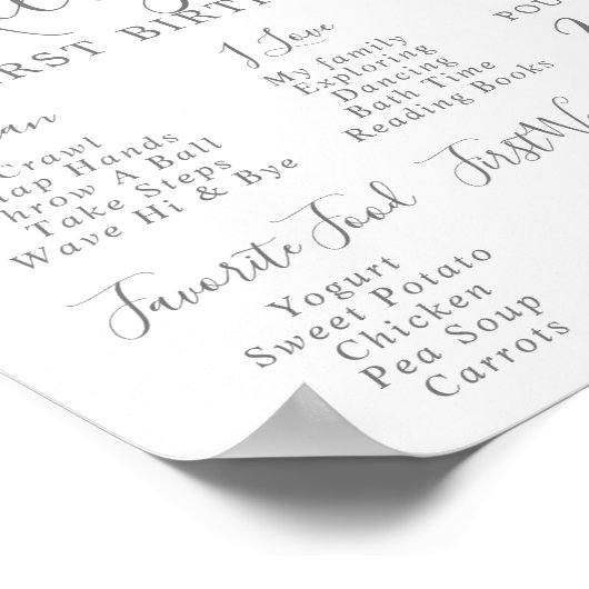 Poster Symbole du premier anniversaire de la floraison de (Coin)