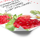 Poster Symbole du premier anniversaire de la fraise (Coin)