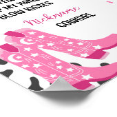 Poster Symbole du premier anniversaire du Rodéo de la Cow (Coin)