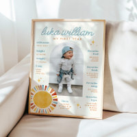 Symbole du premier anniversaire du soleil de Boho