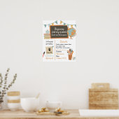 Poster Symbole du premier jour de la maternelle (Cuisine)