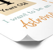 Poster Symbole du premier jour de la maternelle (Coin)