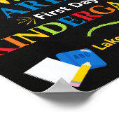 Poster Symbole du premier jour de l'école maternelle (Coin)