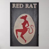Poster Symbole du pub Red Rat (Devant)