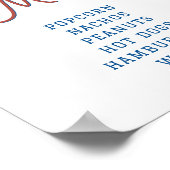 Poster Symbole du socle de concession de baseball de la r (Coin)