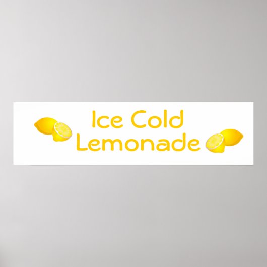 Poster Symbole du socle de la limonade (Devant)