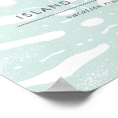 Poster SYMBOLE DU SYSTÈME DE LOCATION DES Botaniques trop (Coin)