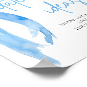 Poster Symbole Dusty Blue Bow Night Ideas (Coin)