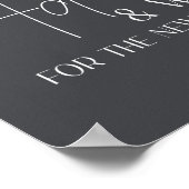 Poster Symbole Dusty Rose Purple Floral Carte & Cadeaux (Coin)